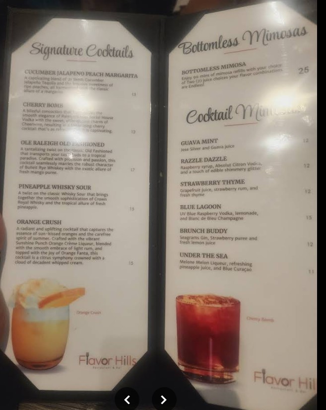 Explore Flavor Hills Restaurant Menu – Southern Classics & Modern ...